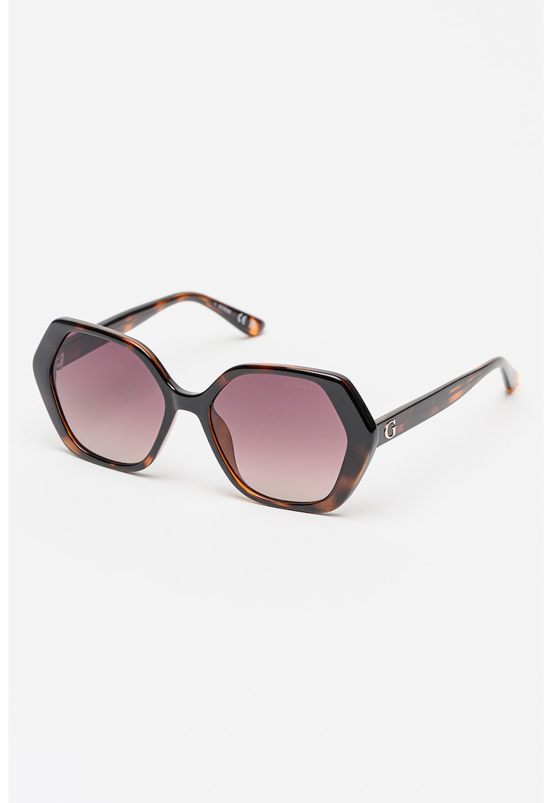 Ochelari de soare hexagonali - Negru