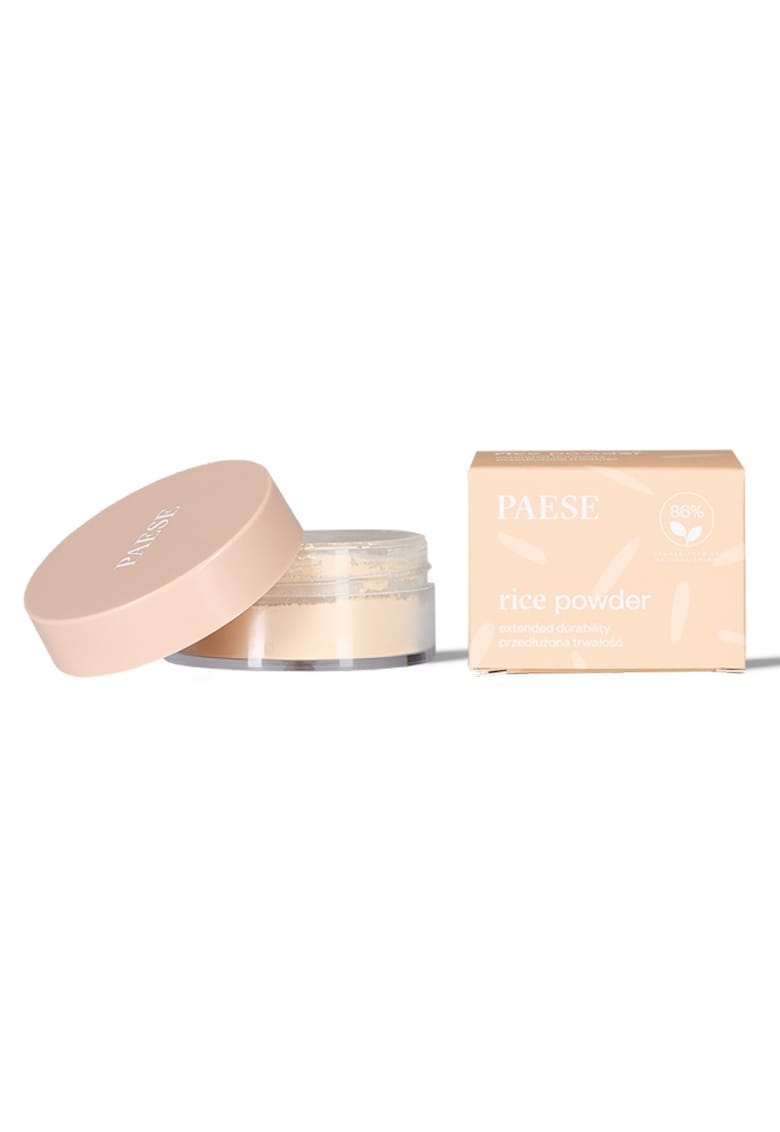 Pudra pulbere de orez pentru fixare Rice Powder Light Beige - 10g