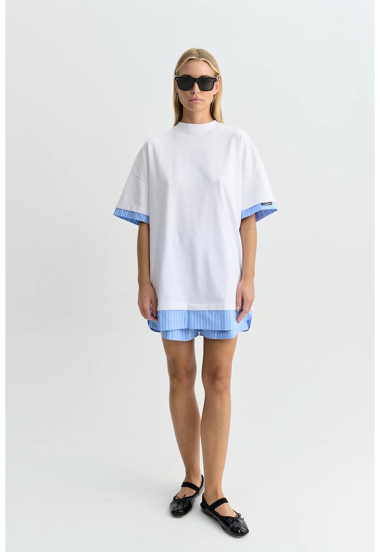 Tricou supradimensionat Dua - Alb
