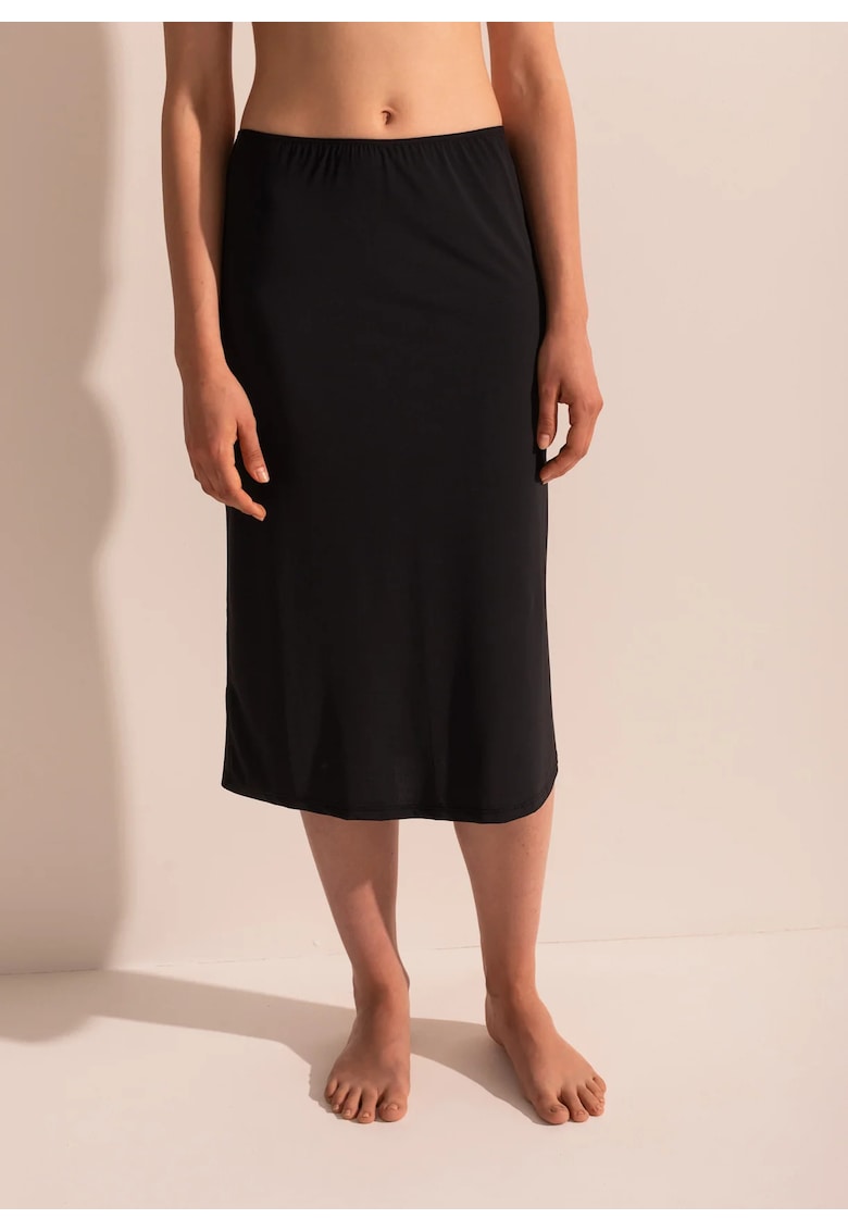 Jupa Lunga Skin Touch - Negru