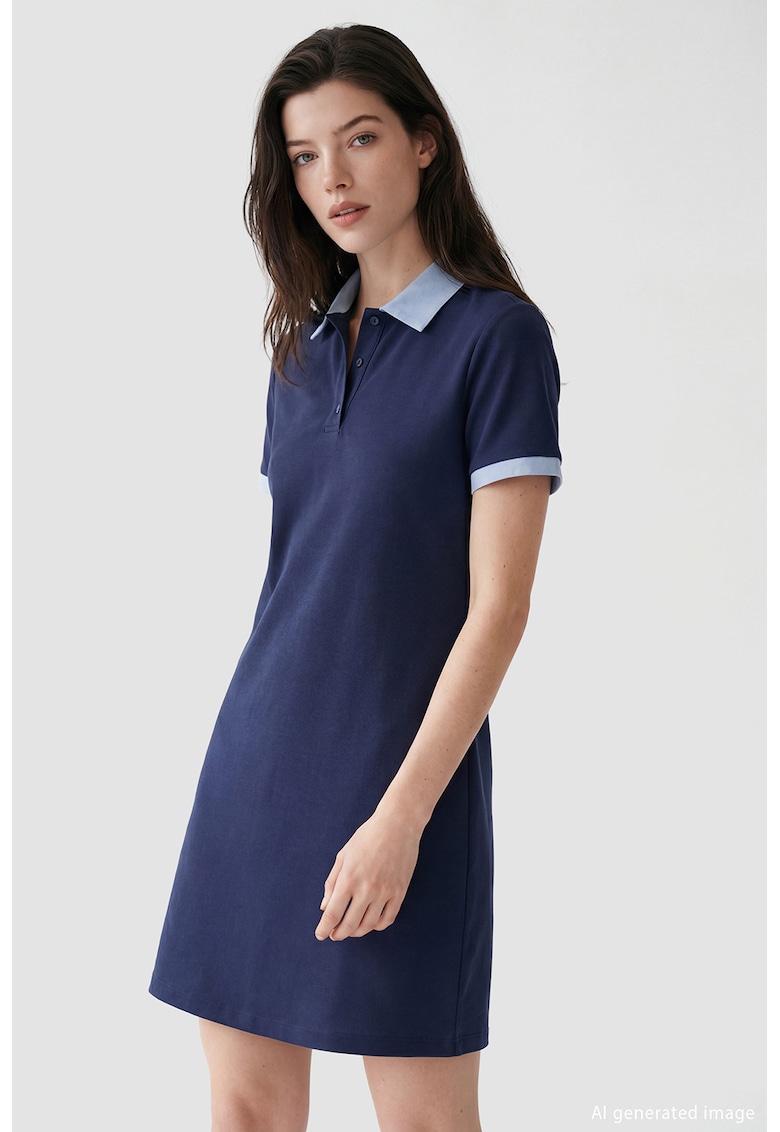 Rochie polo mini - Albastru ultramarin