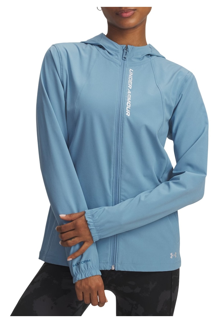 Jacheta alergare dama OutRun The Storm FW 2025 - Albastru