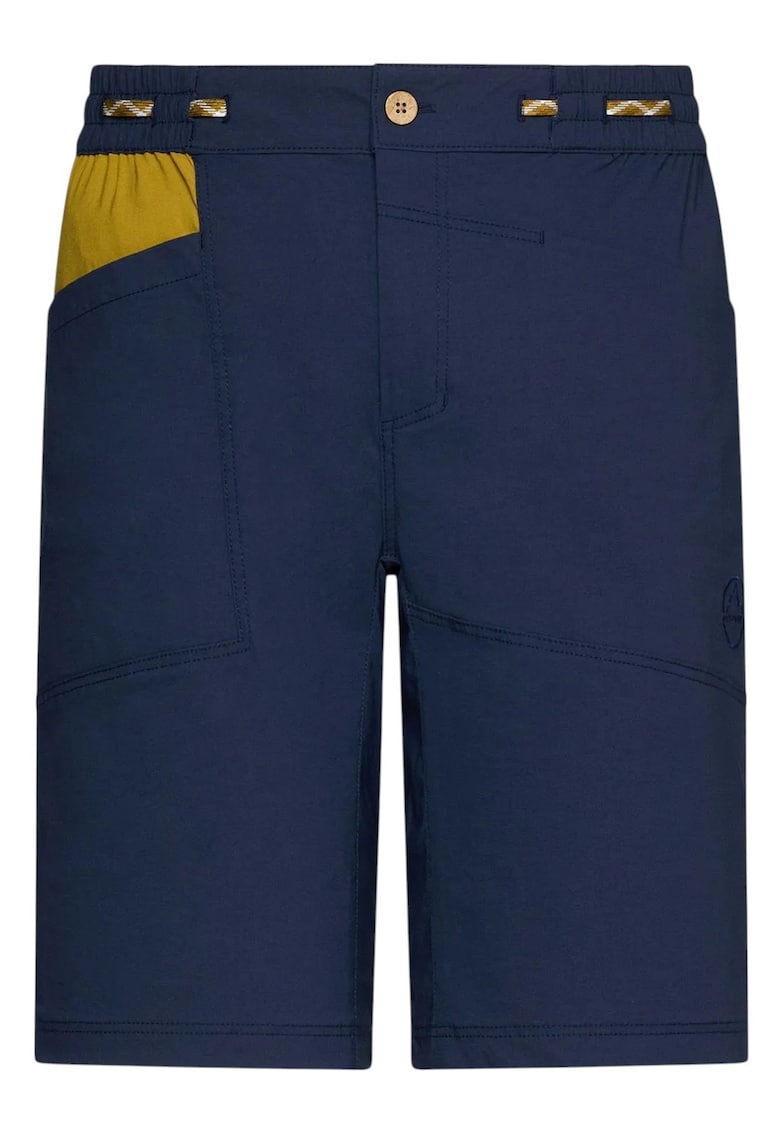 Pantaloni scurti escalada barbati Talus SS 2025 - Galben/Bleumarin