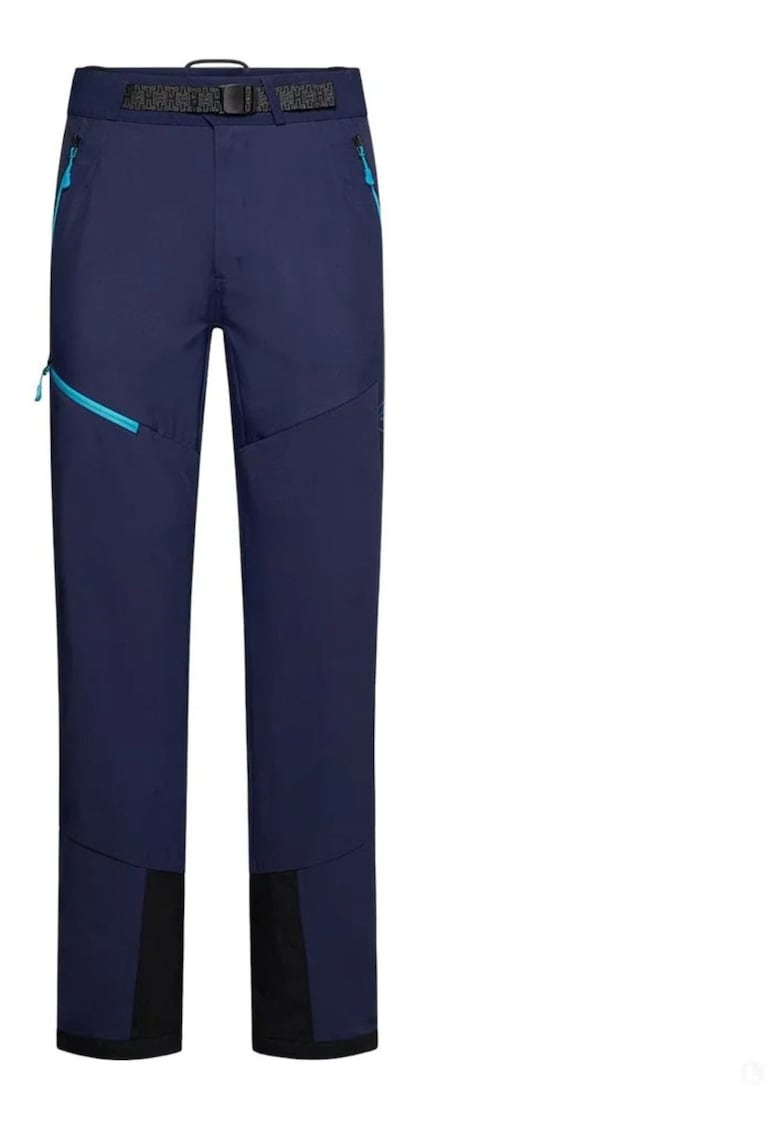 Pantaloni trekking barbati Alpine Guide - Bleumarin