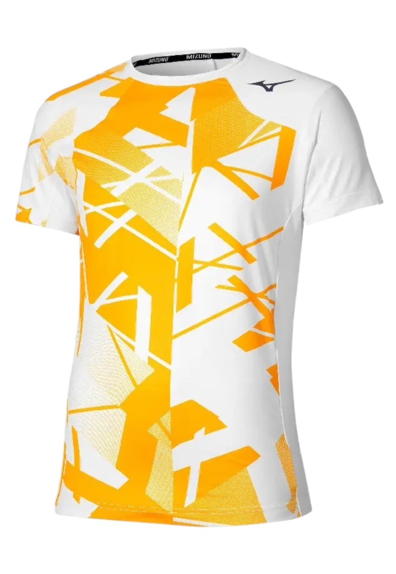 Tricou tenis barbati DB Shadow Graphic FW 2025 - Alb/Galben
