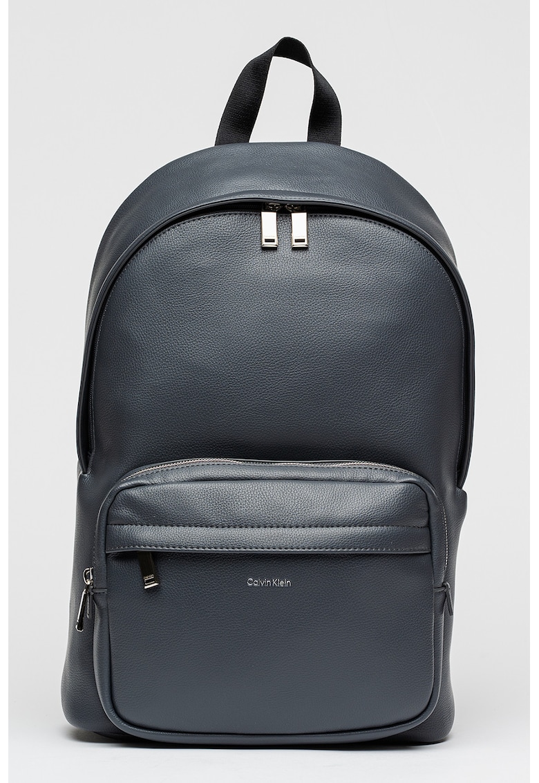 Rucsac rotund cu logo discret Raised - Bleumarin