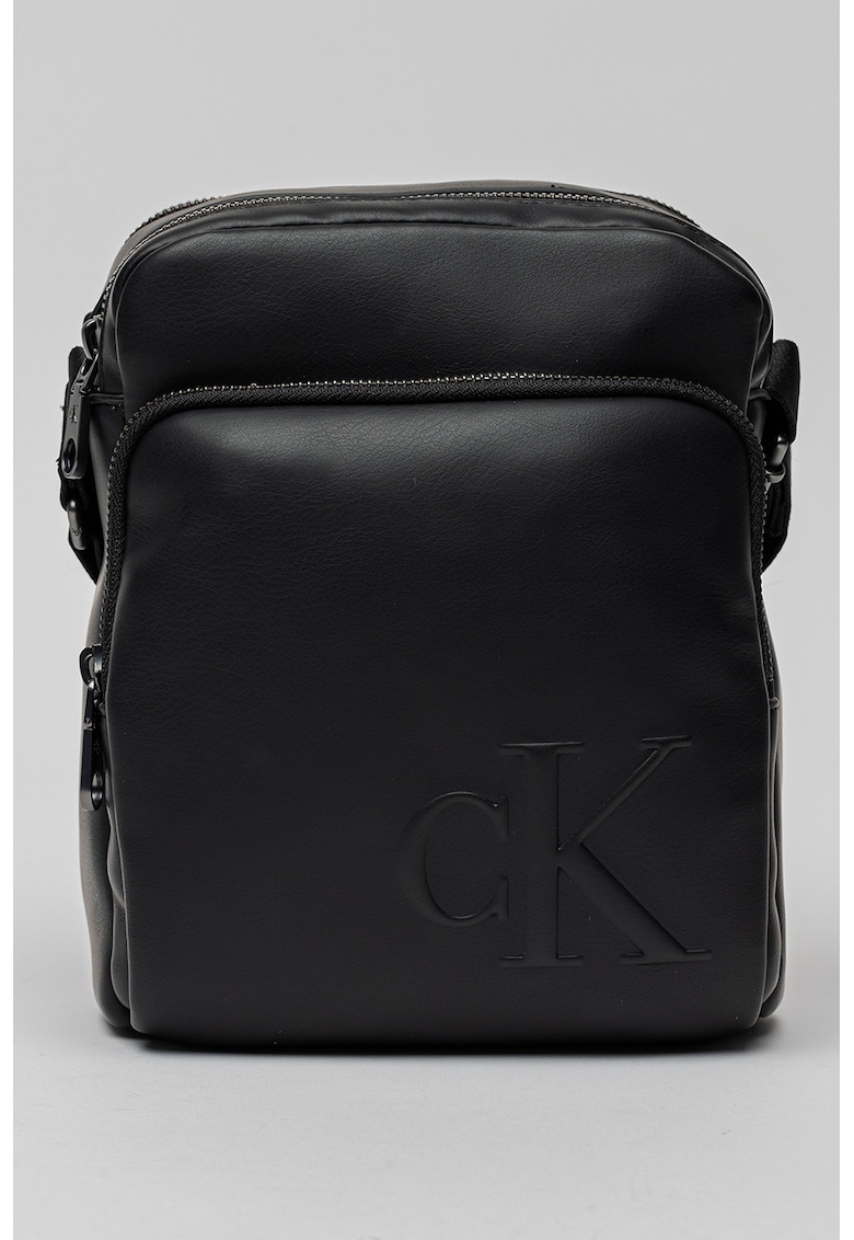 Geanta crossbody Bold Pocket Reporter - Negru