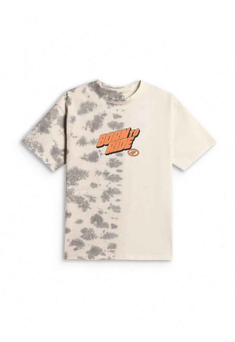 Tricou sport baieti - croiala lejera - cu imprimeu - multicolor - bumbac