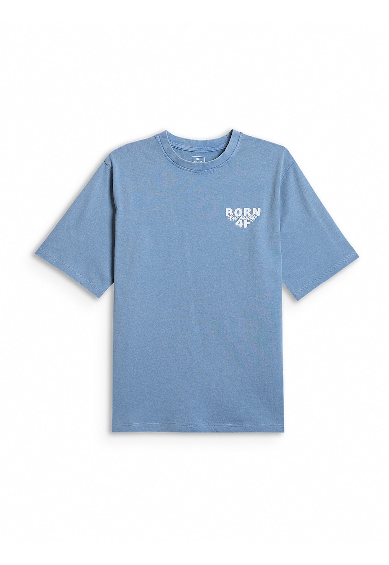 Tricou sport baieti - croiala lejera - bumbac - albastru