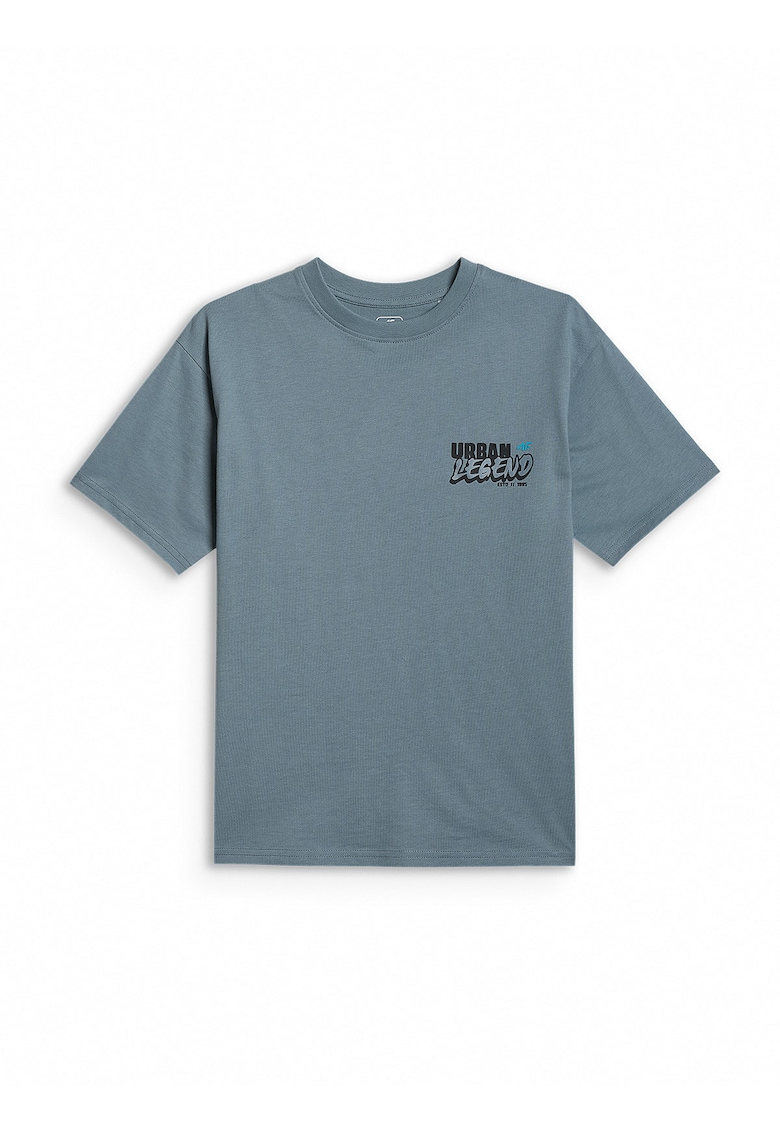 Tricou sport pentru baieti - regular - confortabil - turcoaz - bumbac
