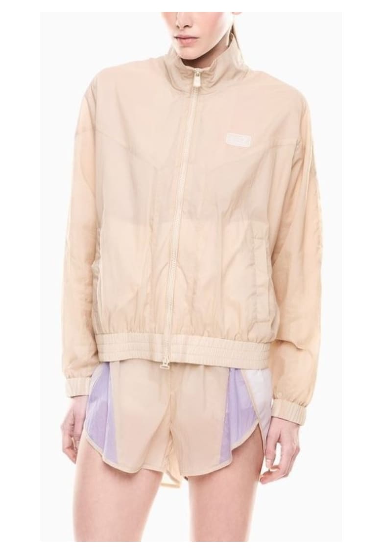 Jacheta dama TRAIN CONTEMPORARY SPORT W JACKET - Poliester - Crem - Crem