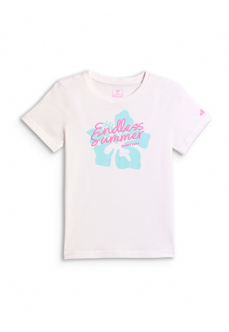 Tricou sport multicolor - bumbac - pentru fete