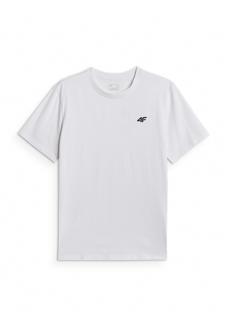 Tricou barbati - simplu - alb - din bumbac