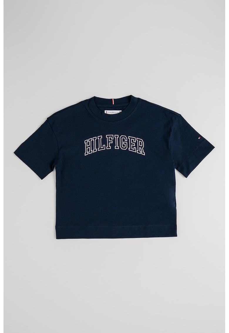 Tricou cu imprimeu logo Varsity - Albastru ultramarin