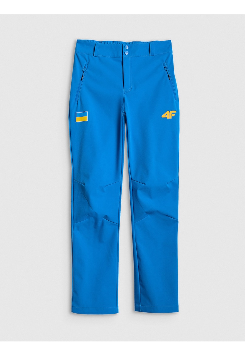 Pantaloni sport dama - softshell - impermeabili - albastri