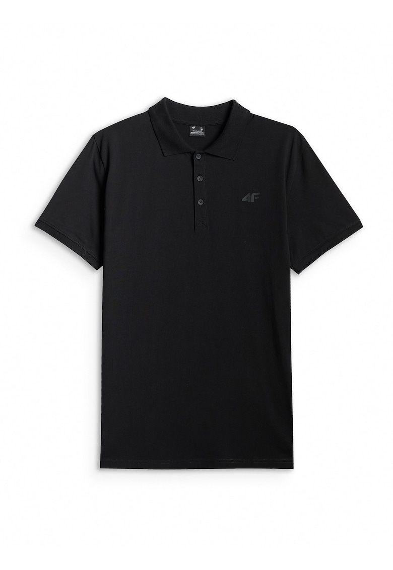 Tricou polo barbati negru - bumbac - Negru