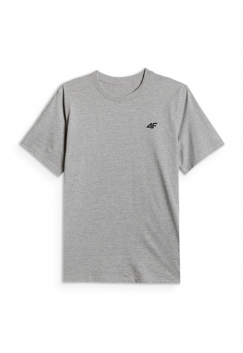 Tricou barbati regular - gri - grosime medie - croiala confortabila