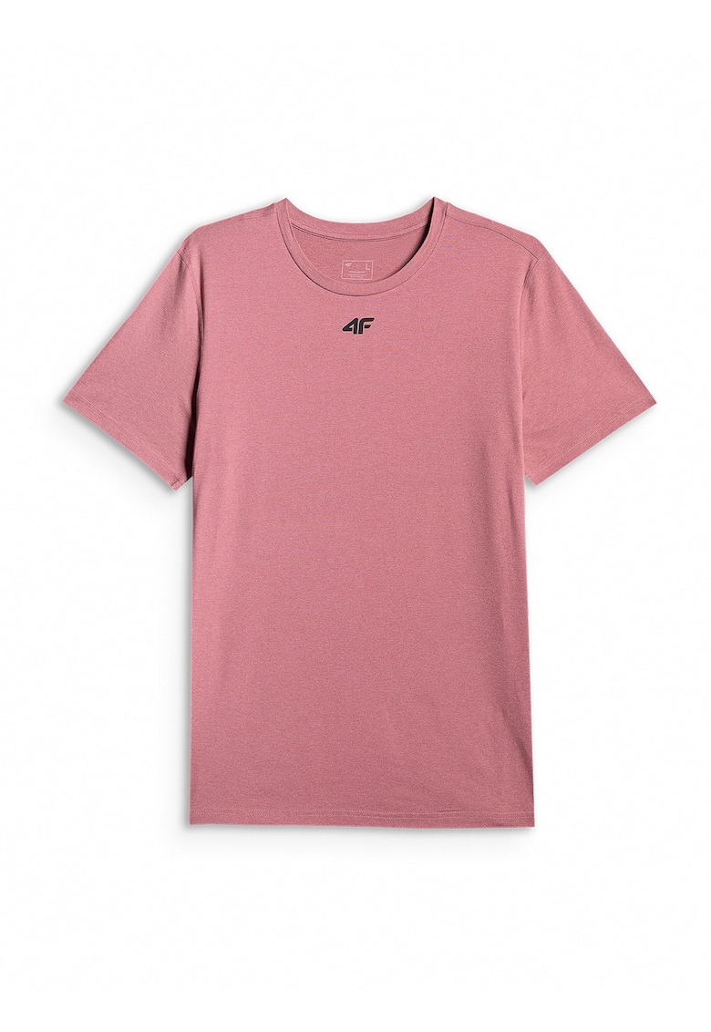 Tricou sport barbati - pentru antrenament - uscare rapida - poliester - coral