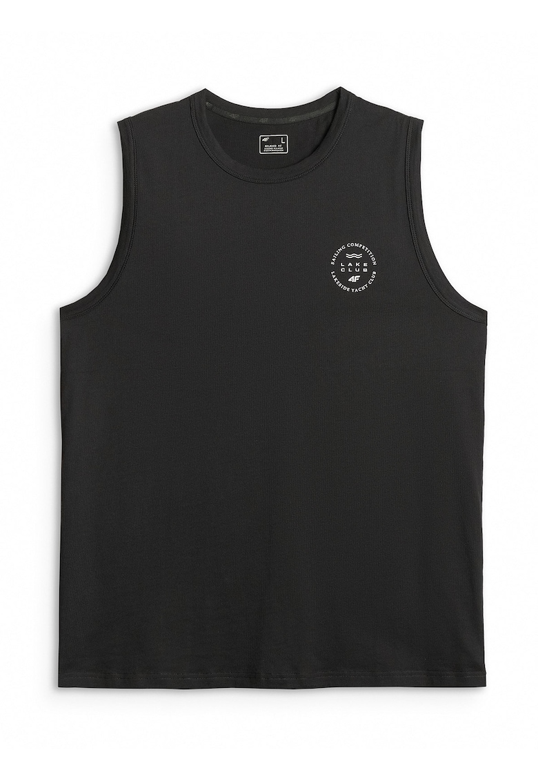 Maiou sport barbati - relaxed - bumbac - negru