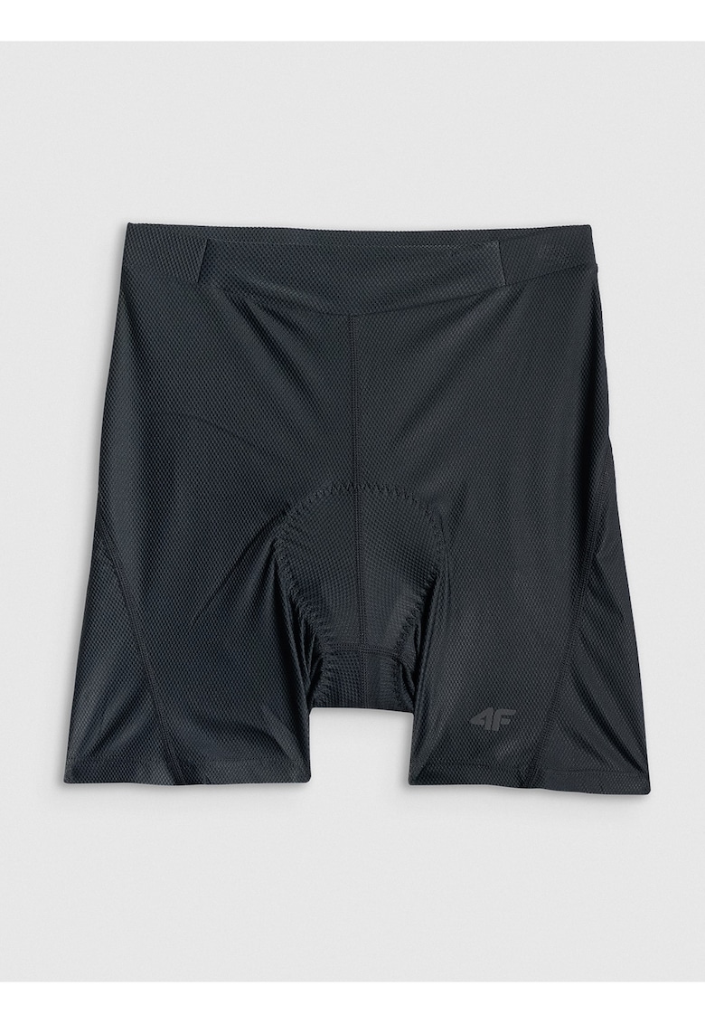 Pantaloni scurti de ciclism dama insertie din spuma-gel - croiala slim - negru
