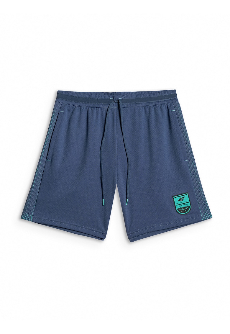 Pantaloni sport dama - sorturi fotbal - uscare rapida - bleumarin - material usor
