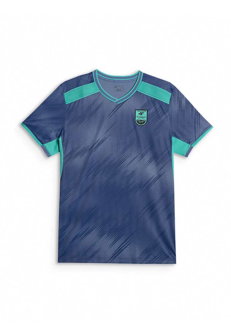 Tricou sport barbati - regular - uscare rapida - poliester - bleumarin