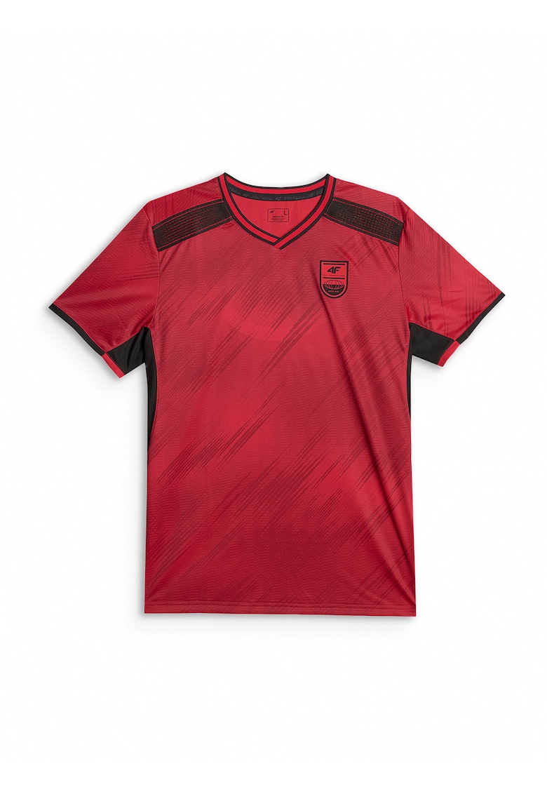 Tricou sport barbati - regular - uscare rapida - poliester - rosu
