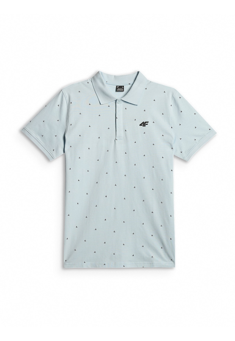 Tricou polo barbati croiala clasica - albastru - bumbac