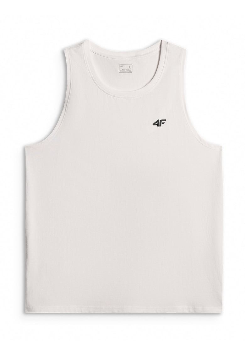 Maiou sport barbati - regular - bumbac - alb