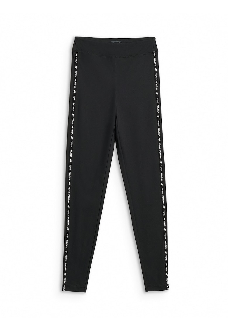 Colanti sport dama tricot neted - croiala regulara - talie medie - negru -