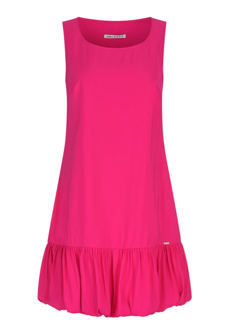 Rochie scurta fara maneci cu decolteu rotund