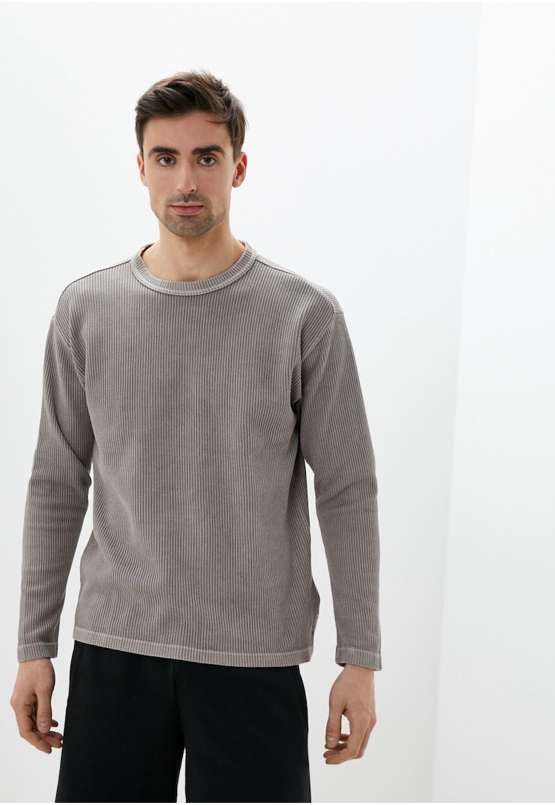Bluza din amestec de bumbac Waffle