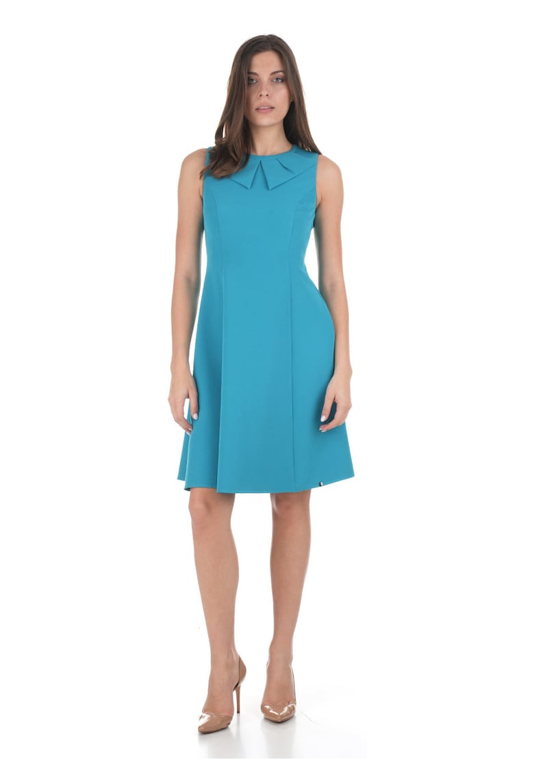 Rochie scurta cu guler - fara maneci