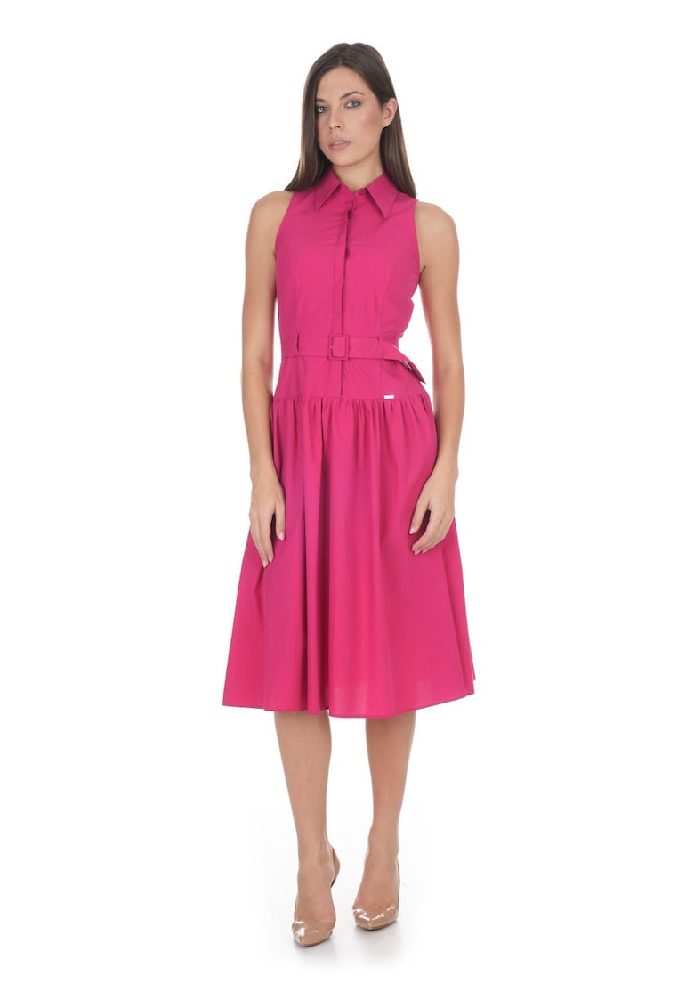 Rochie camasa fara maneci din bumbac