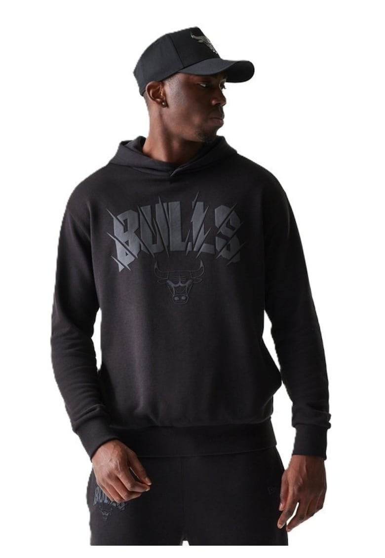 Hanorac barbati NBA CORE PLUS OS HOODIE - Bumbac - Negru - Negru