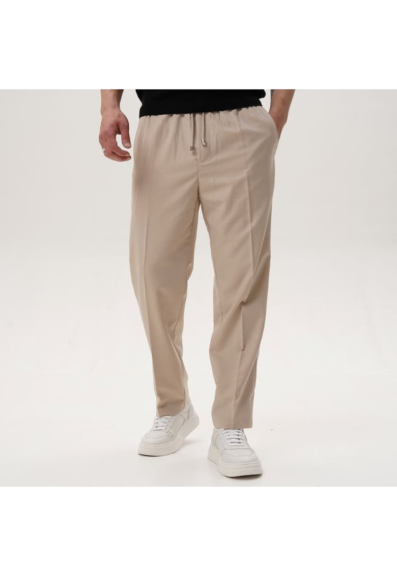 Pantaloni barbati PANTS VEXON - Poliester - Crem - Crem