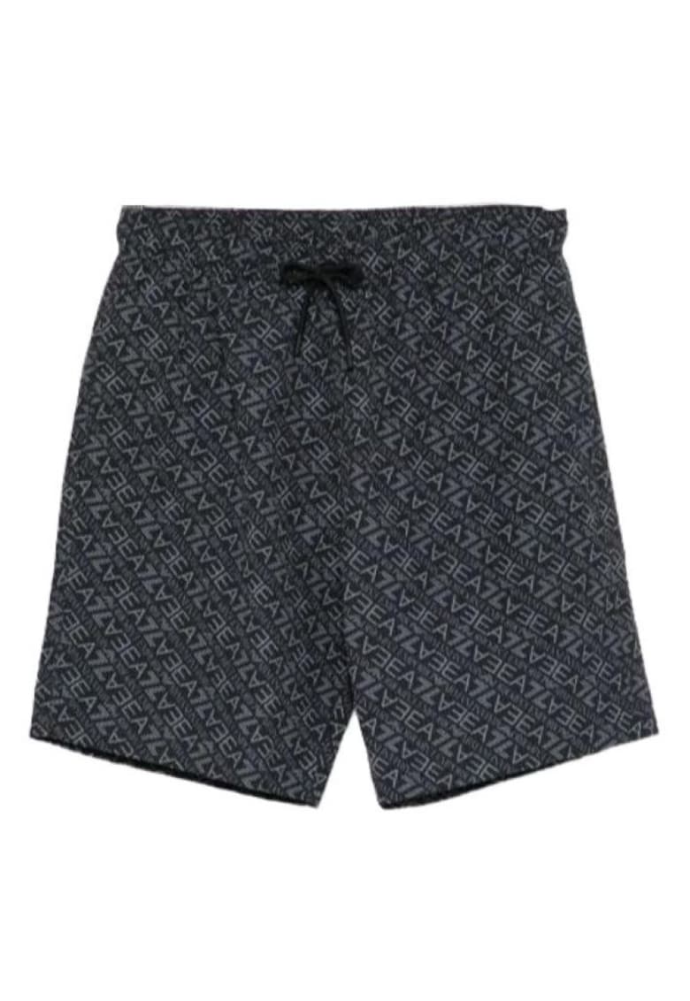 Sort de baie barbati WATER SPORTS BW M DIAGONAL MONOGRAM BERMUDA - Poliester - Negru - Negru