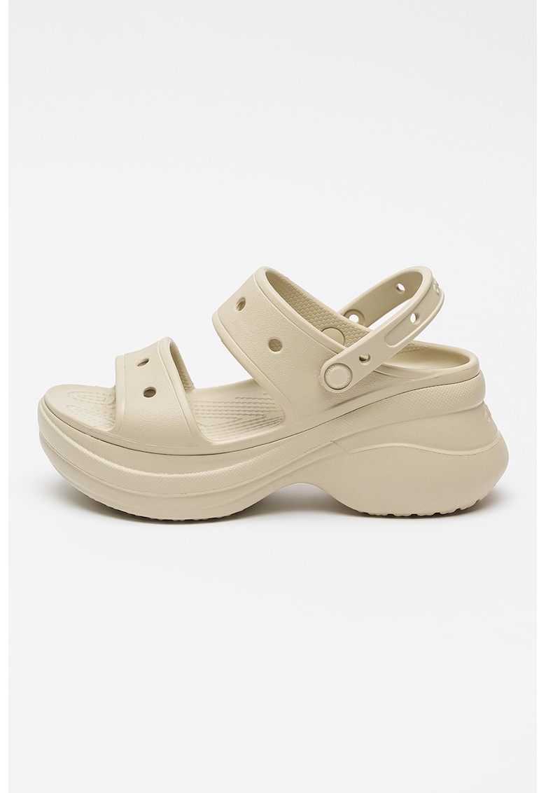 Sandale slingback demi-wedge Bae - Verde stins