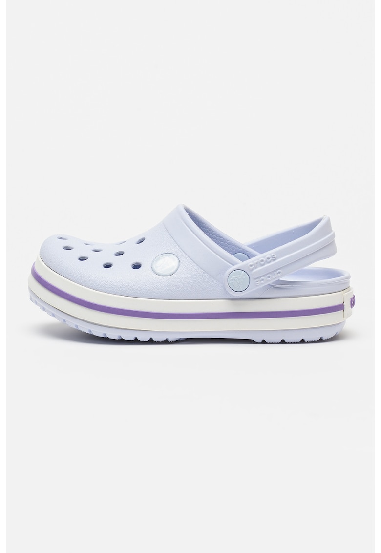 Saboti slingback flatform Crockband - Albastru lavanda