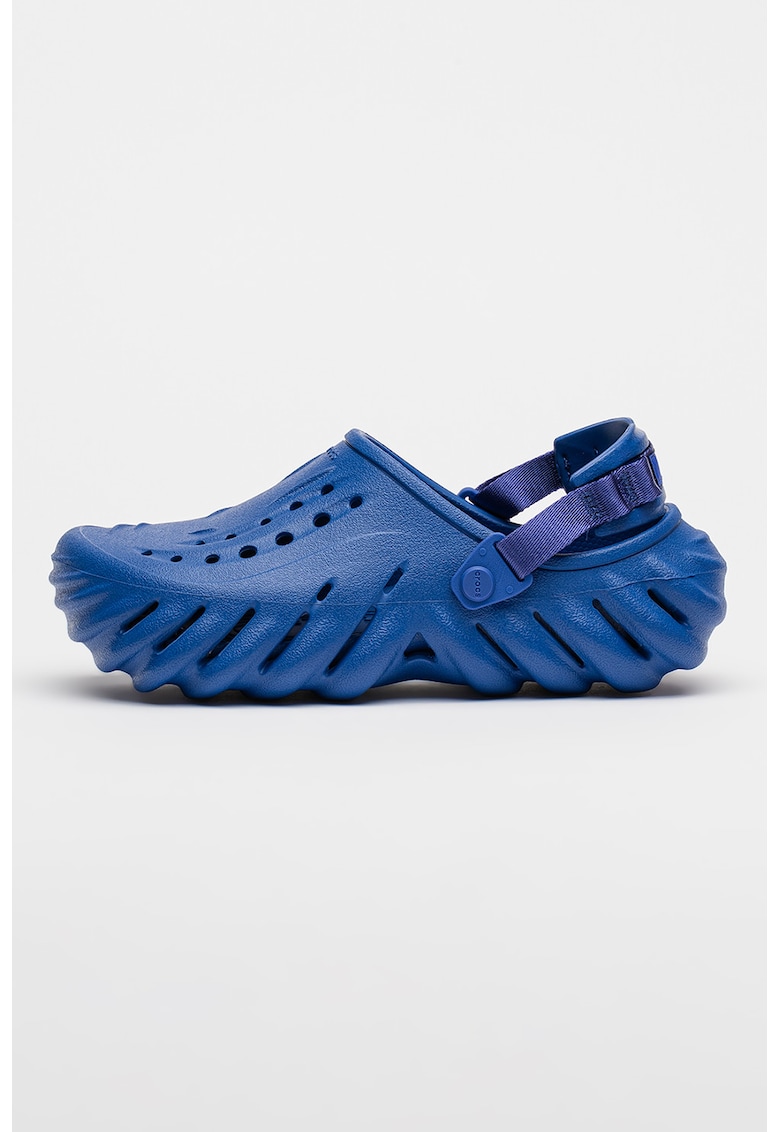Saboti slingback unisex cu aspect masiv Echo - Albastru/Bleumarin