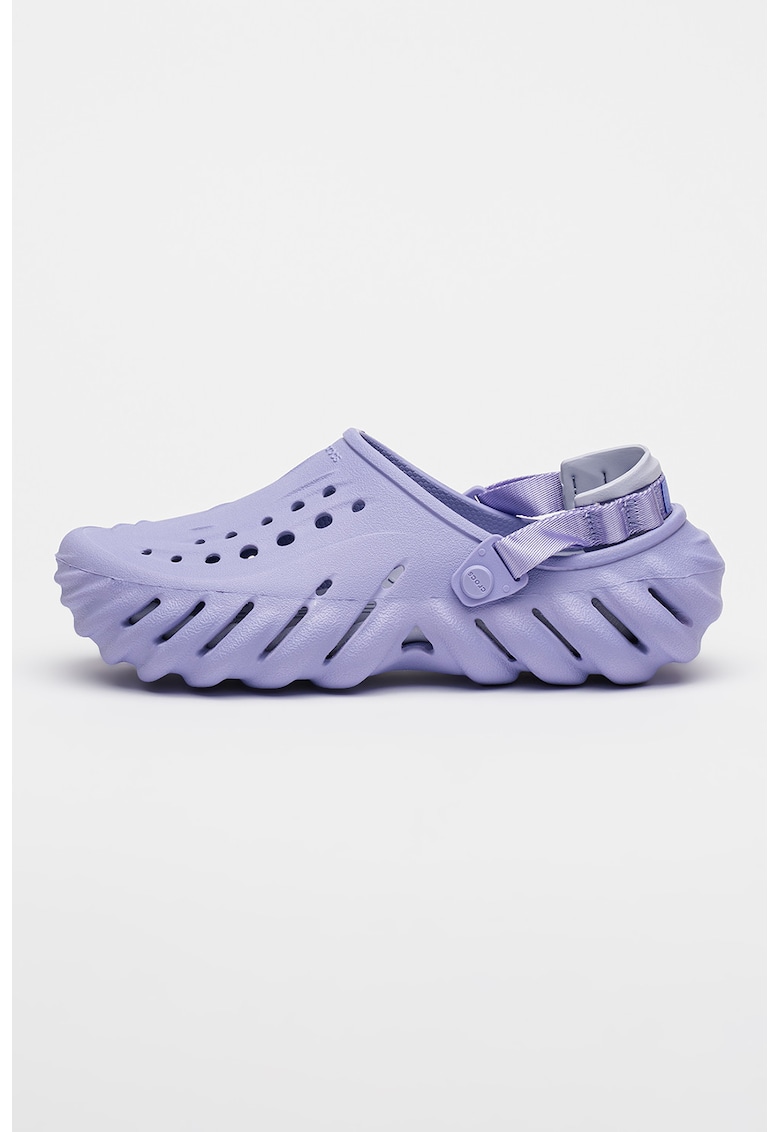 Saboti slingback unisex cu aspect masiv Echo - Ametist