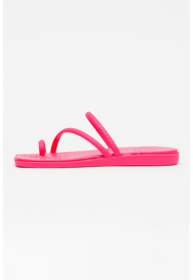 Papuci cu logo Miam - Fucsia