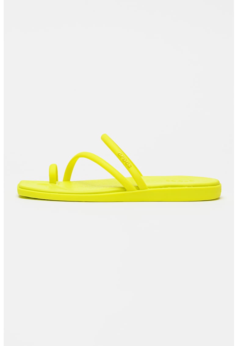 Papuci cu logo Miam - Galben neon
