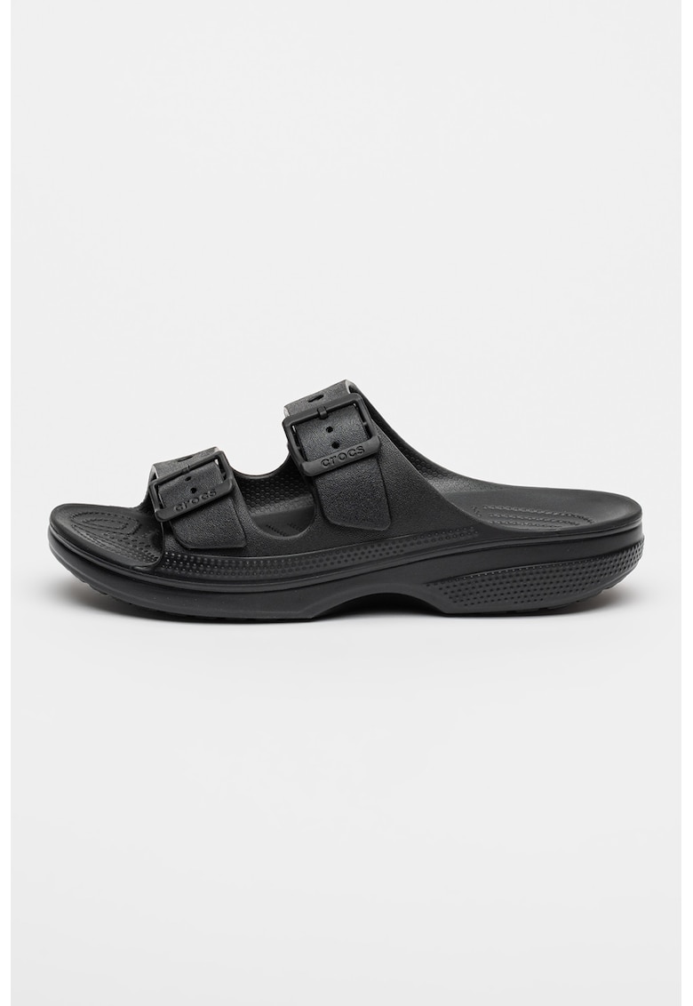 Papuci demi-wedge Saturday - Negru