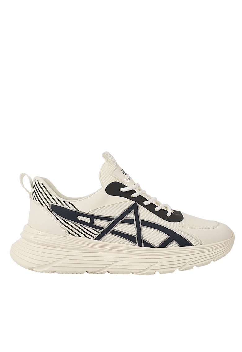 Tenisi sport - barbati - 9909 alb - textil - Alb