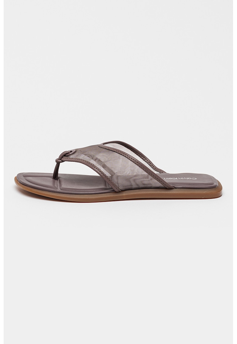 Papuci flip-flop uni de plasa - Lila