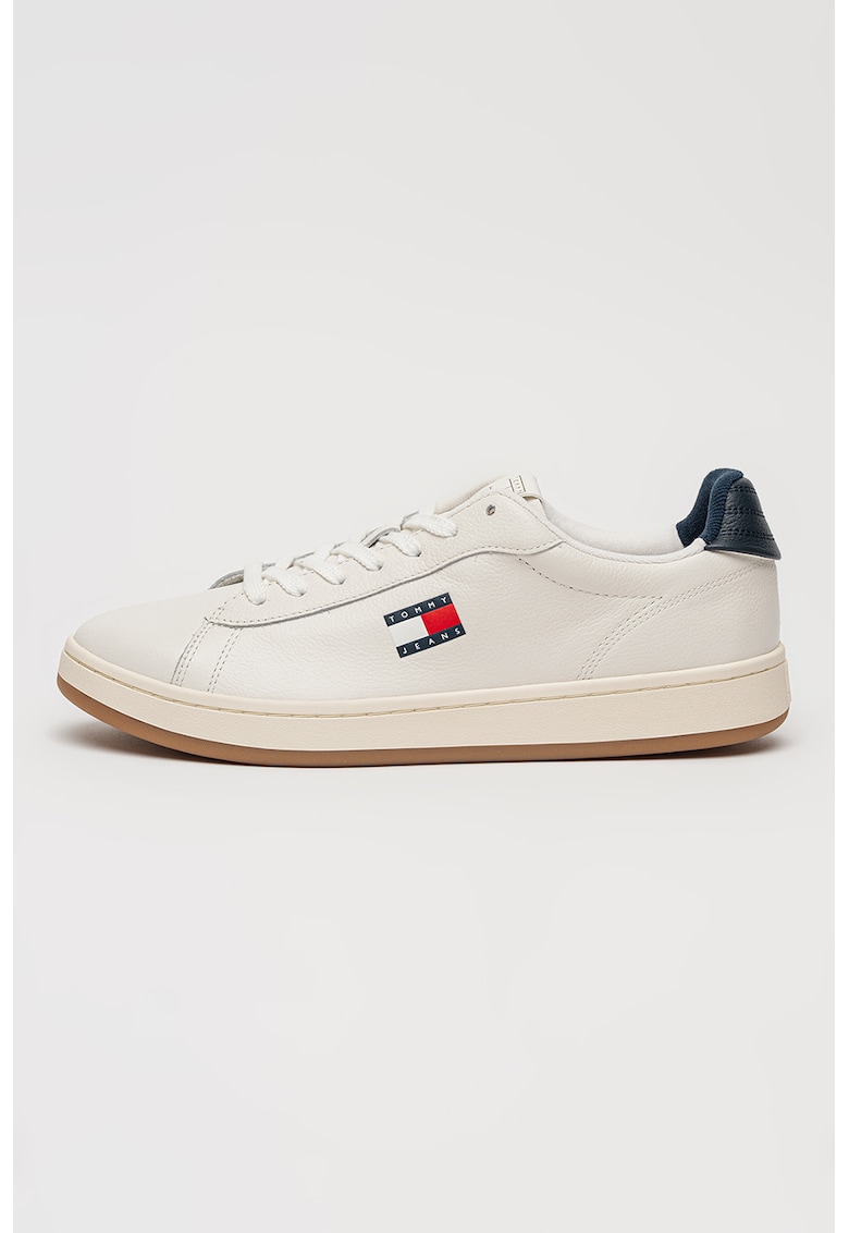 Pantofi sport low-cut Archive Court din piele - Alb arctic