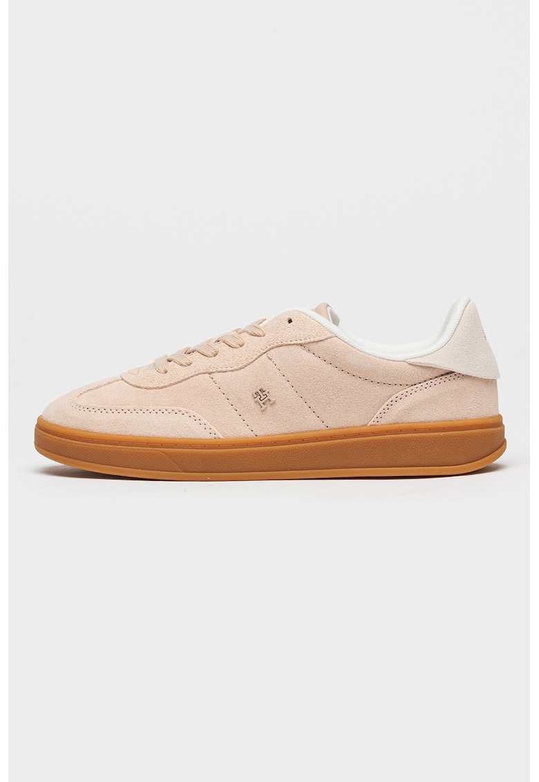 Pantofi sport Heritage din piele intoarsa cu monograma