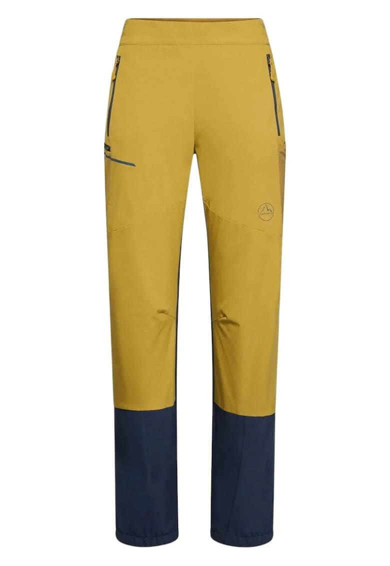Pantaloni schi dama Ikarus - Galben/Albastru