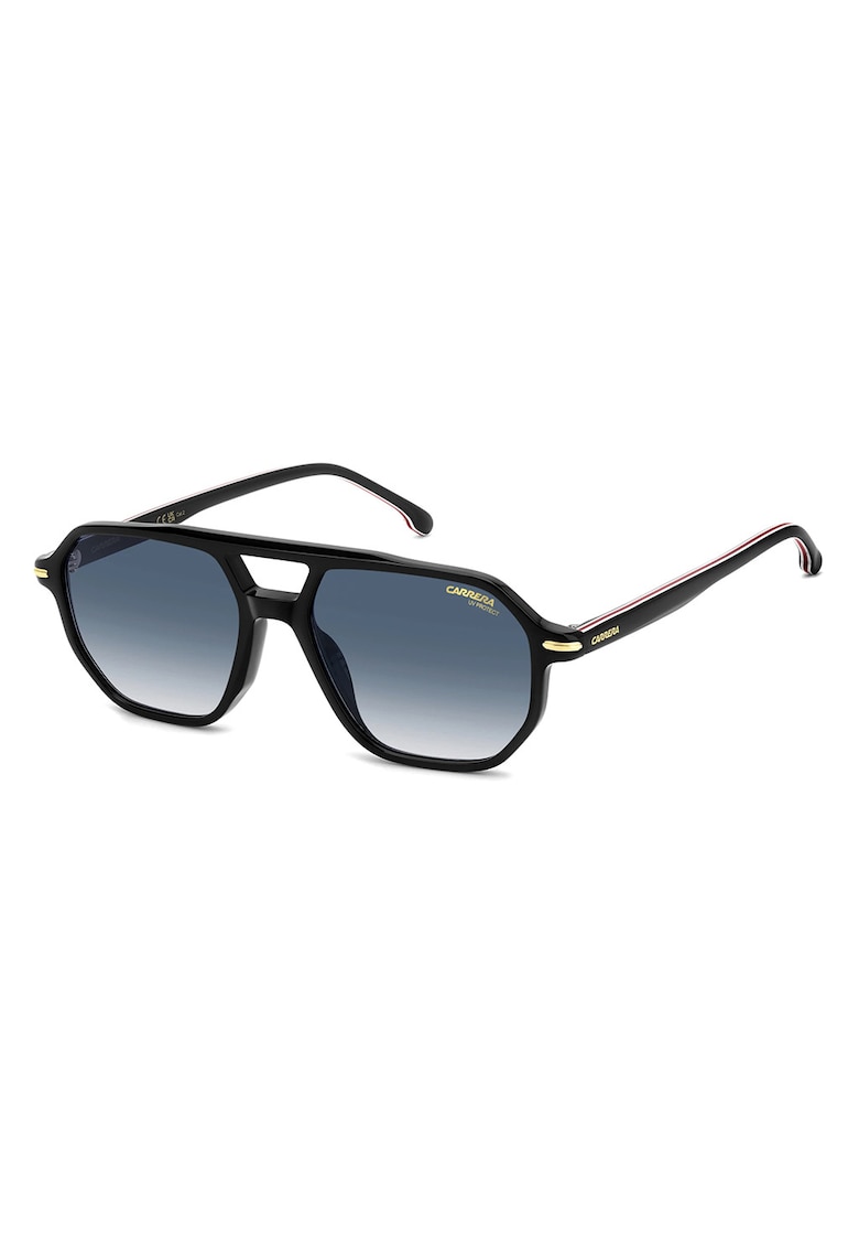 Ochelari de soare aviator cu lentile uni - Auriu/Negru